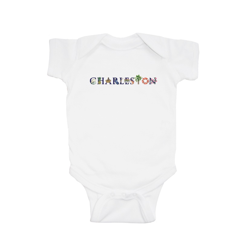charleston, sc baby snap up short sleeve