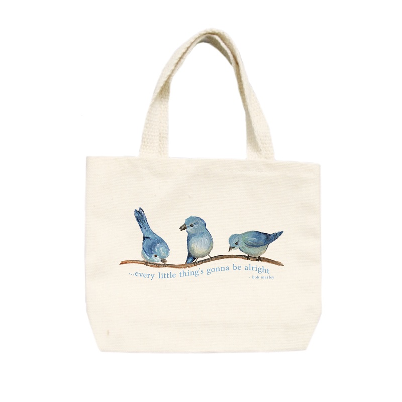 everything is going to be alright small tote
