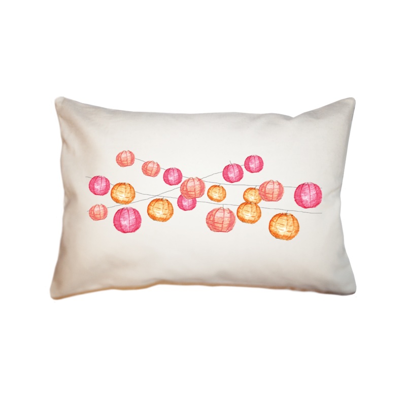 lanterns large rectangle pillow