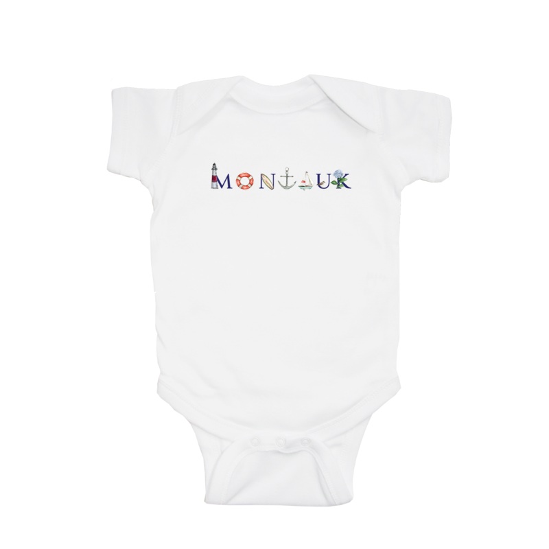 montauk baby snap up short sleeve