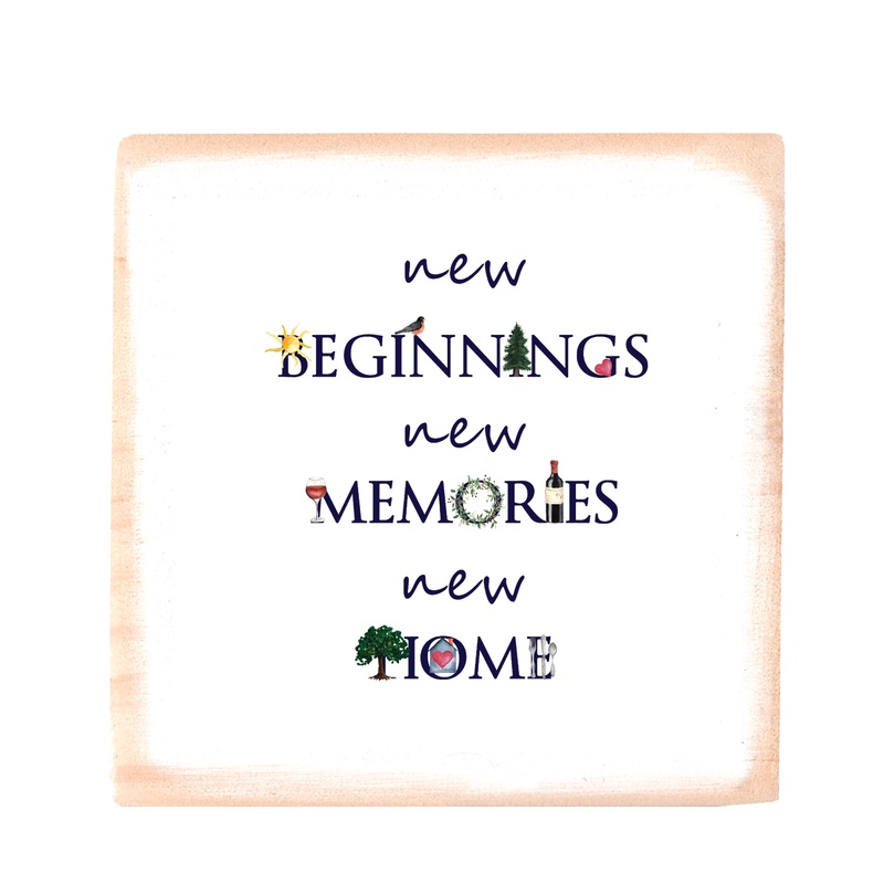 new beginnings new memories new home square block