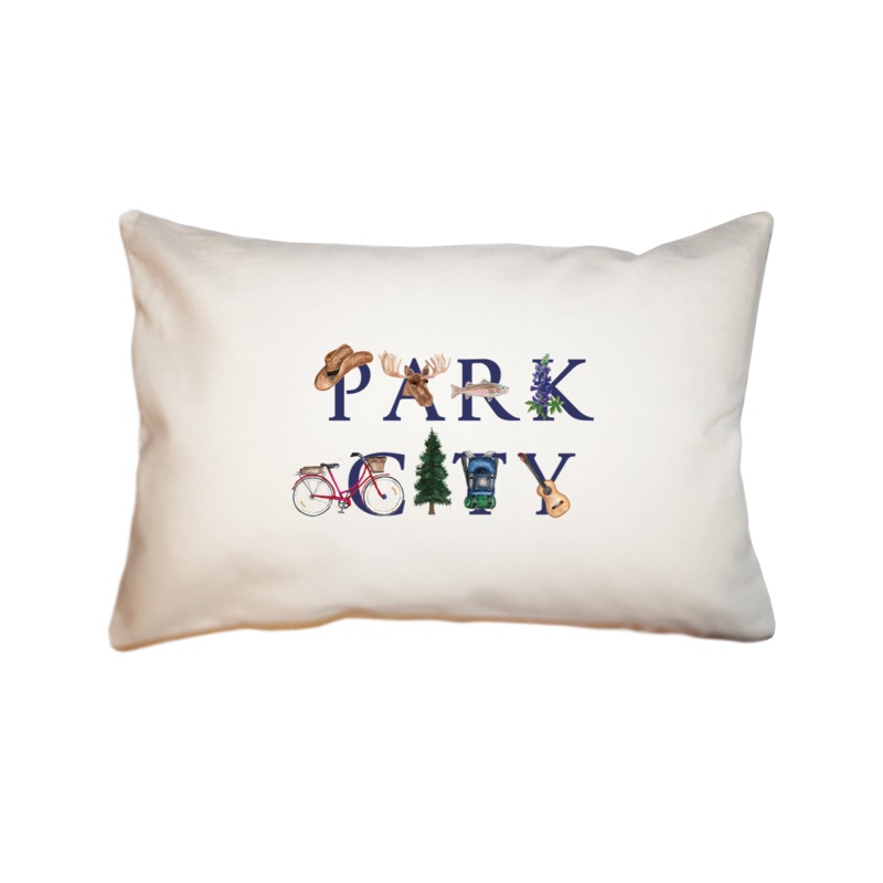 park city summer large rectangle pillow