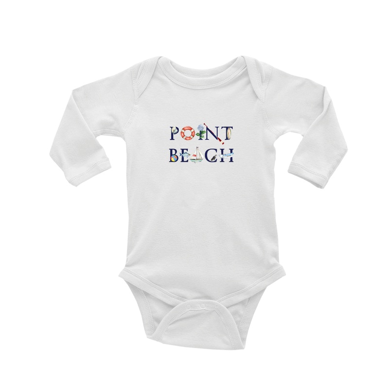 point beach baby snap up long sleeve