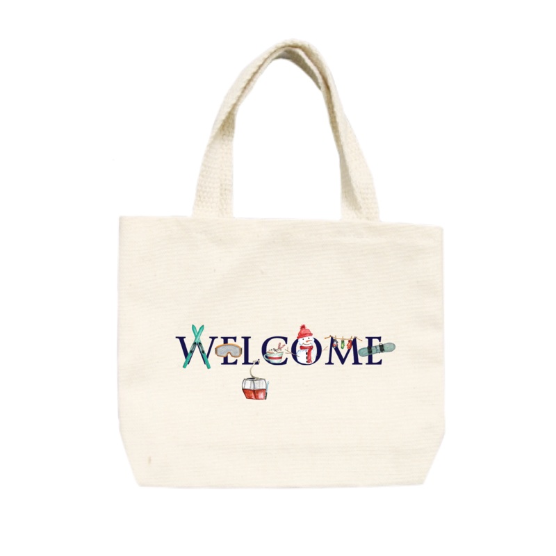 welcome ski version small tote