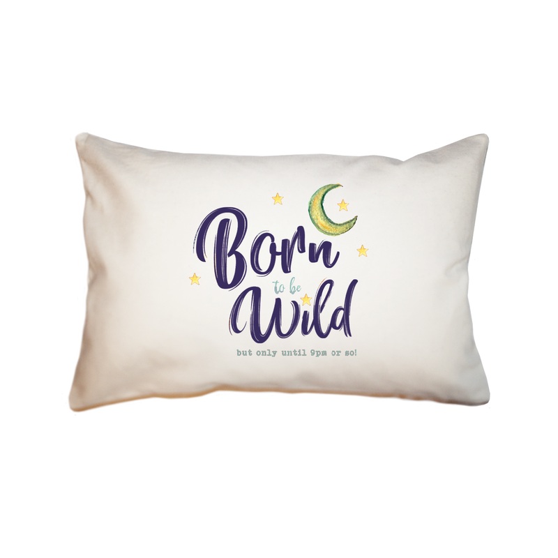 born to be wild large rectangle pillow