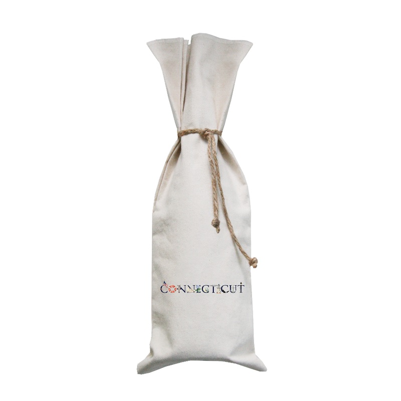 connecticut nautical wine bag