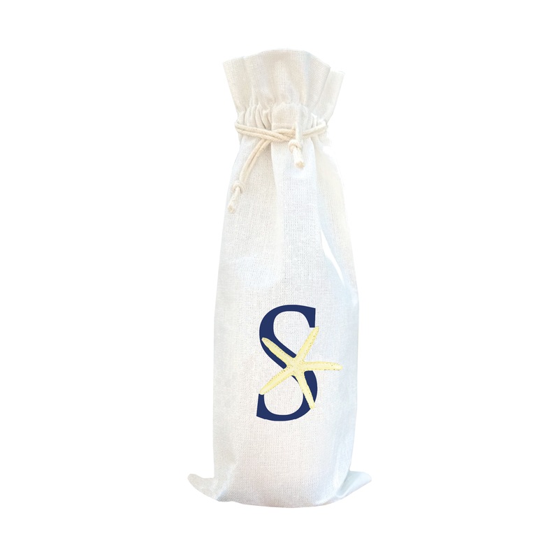 nautical alphabet – S wine bag
