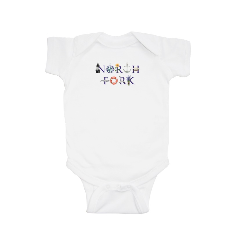 north fork baby snap up short sleeve