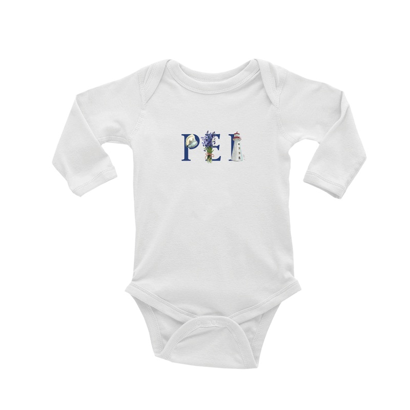 pei baby snap up long sleeve