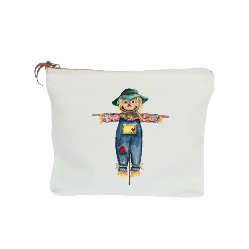 scarecrow zipper pouch