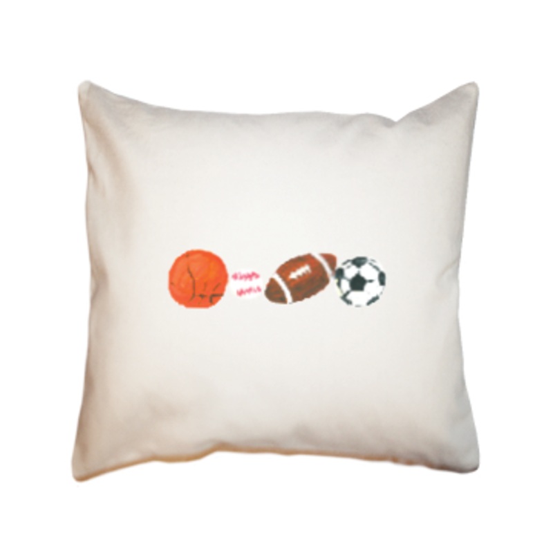 sports square pillow