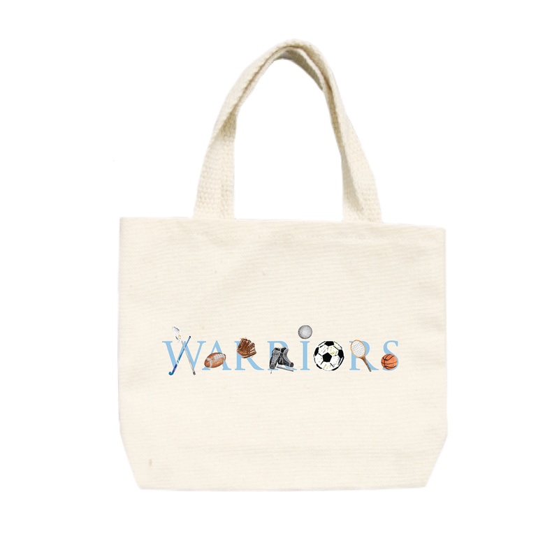 warriors small tote