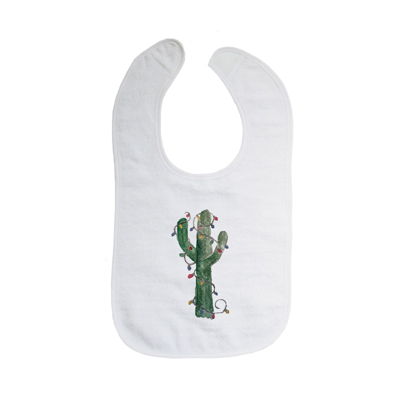 christmas cactus bib