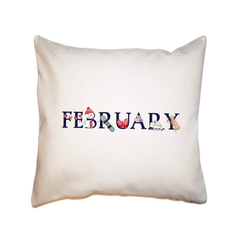 february square pillow