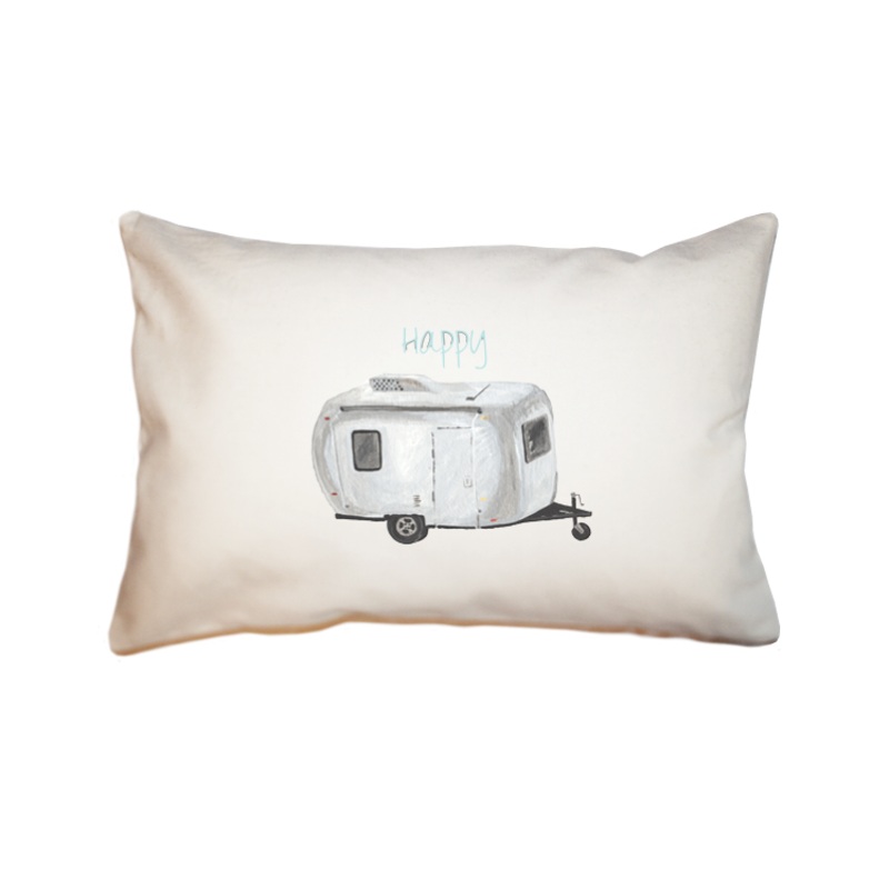 happy camper large rectangle pillow