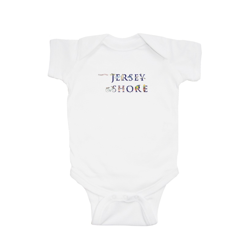 jersey shore baby snap up short sleeve