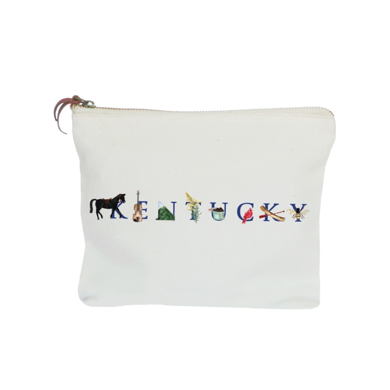 Kentucky zipper pouch