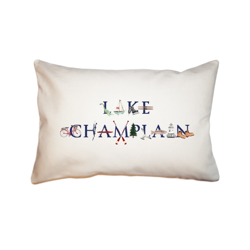 lake champlain large rectangle pillow
