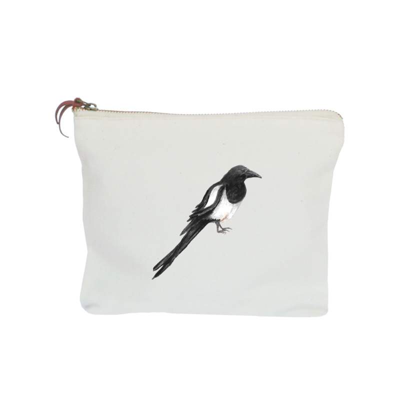 magpie zipper pouch