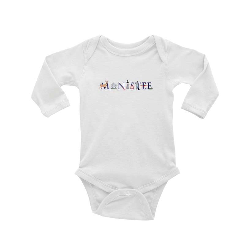 manistee baby snap up long sleeve