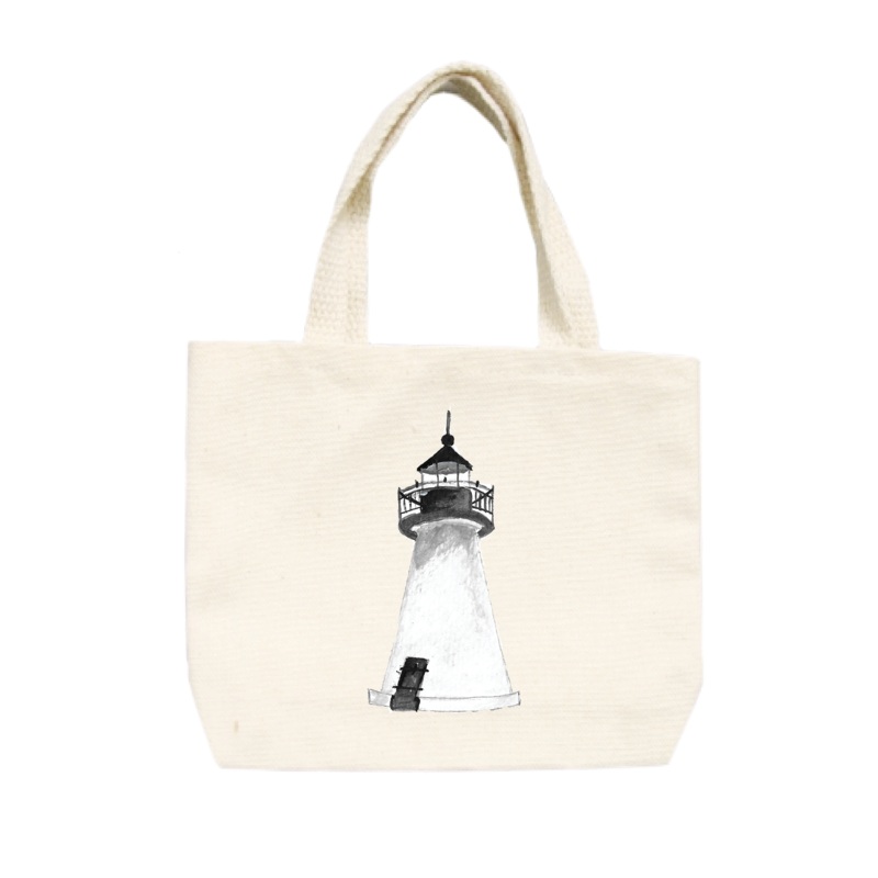 mattapoisett lighthouse small tote