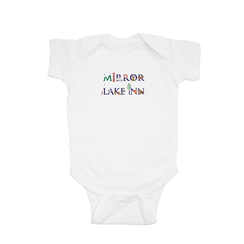 mirror lake inn baby snap up short sleeve