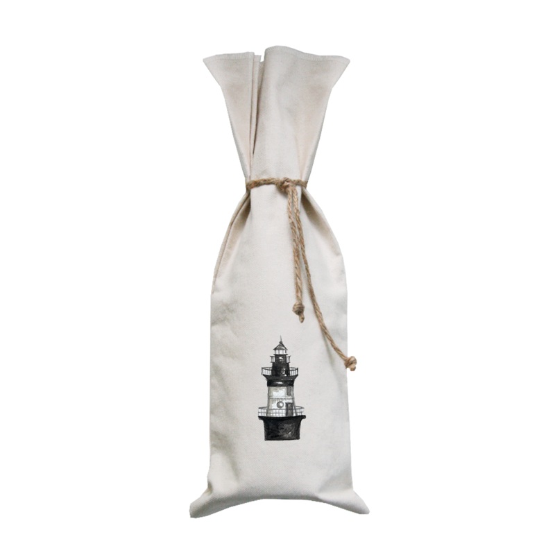 north fork lighthouse wine bag