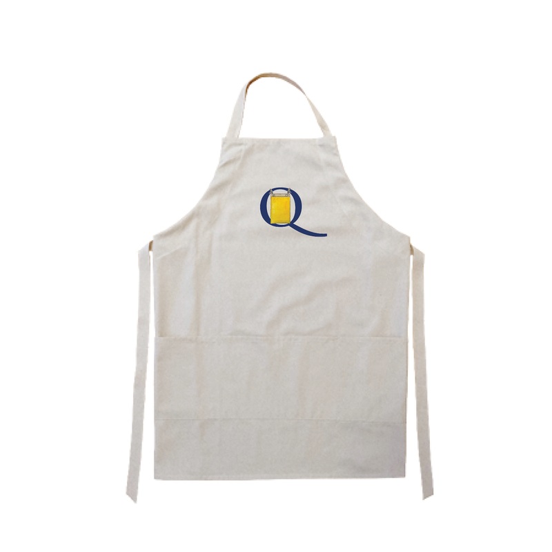 nautical alphabet – Q apron