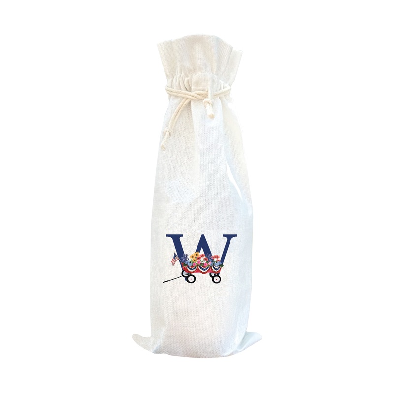 nautical alphabet – W wine bag