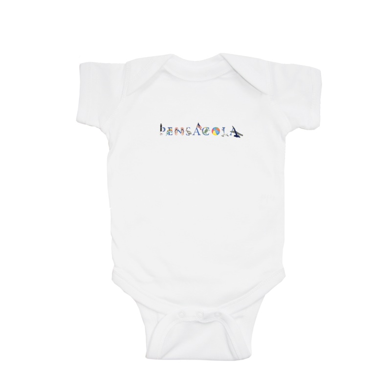 Pensacola baby snap up short sleeve