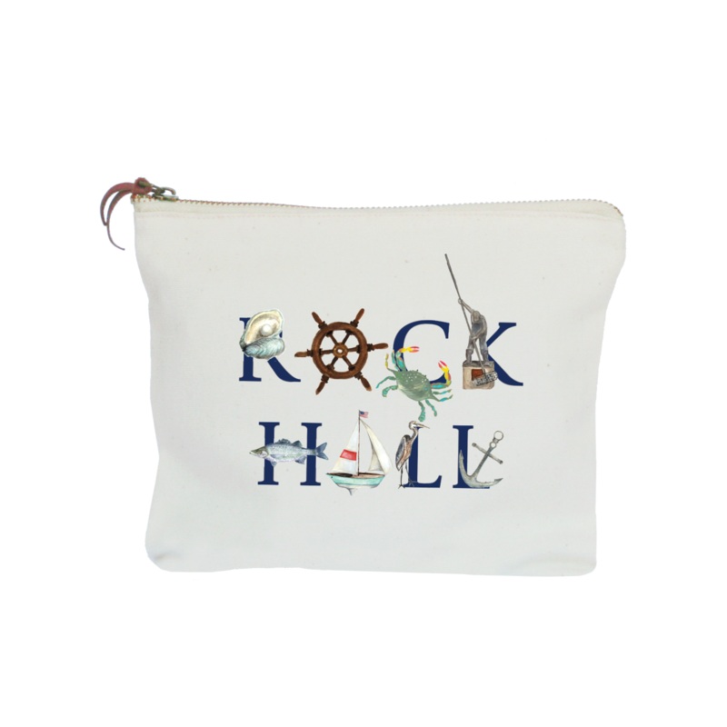 rock hall zipper pouch