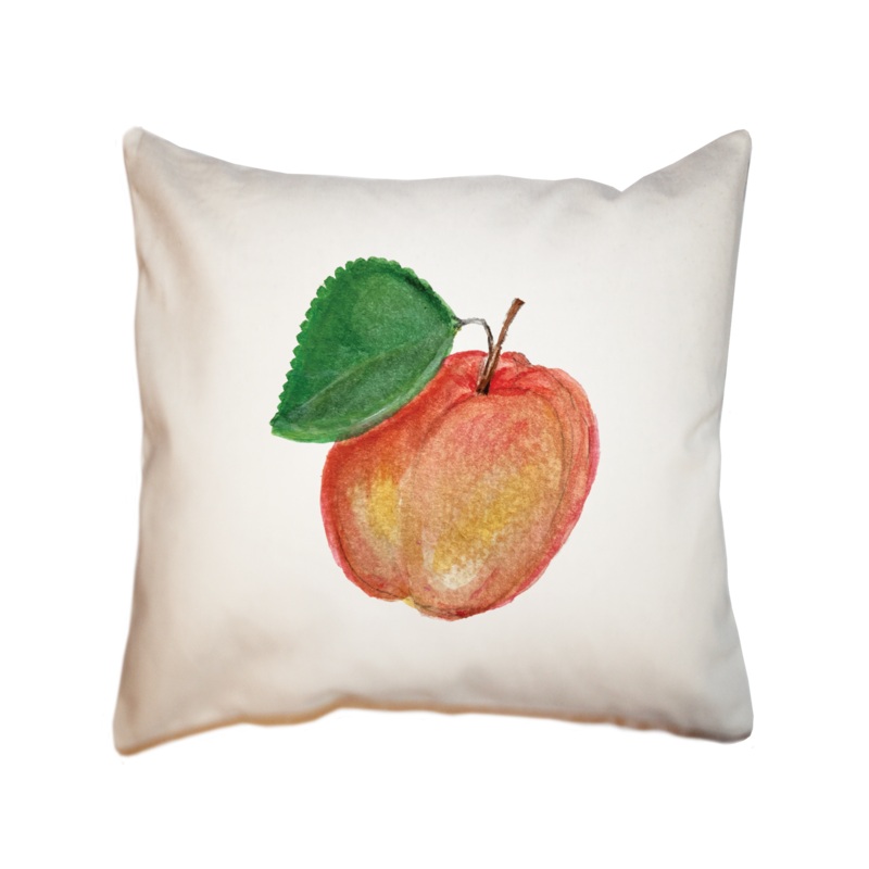 apricot square pillow