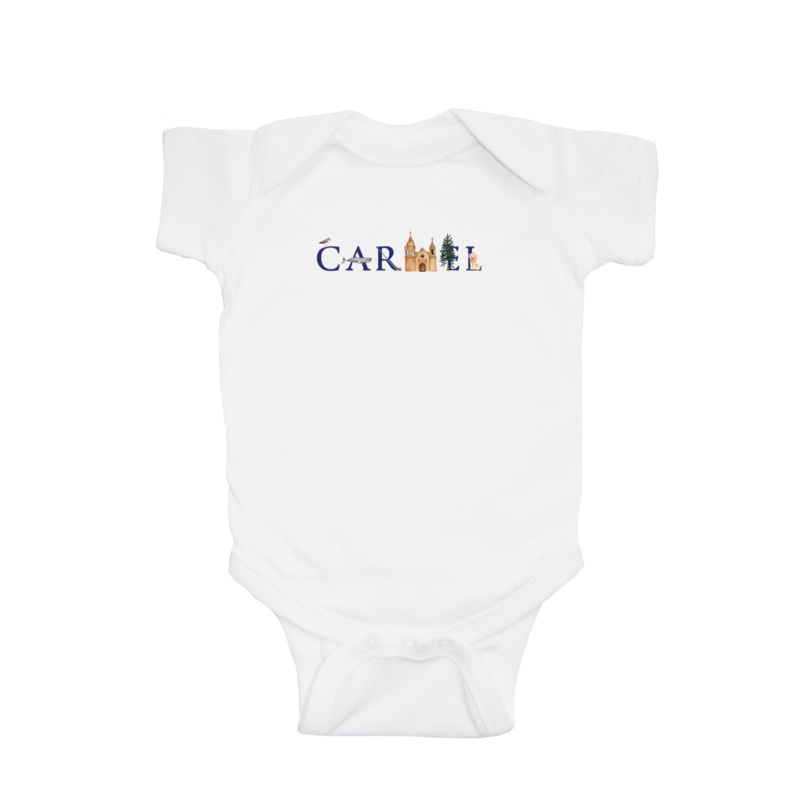 carmel baby snap up short sleeve