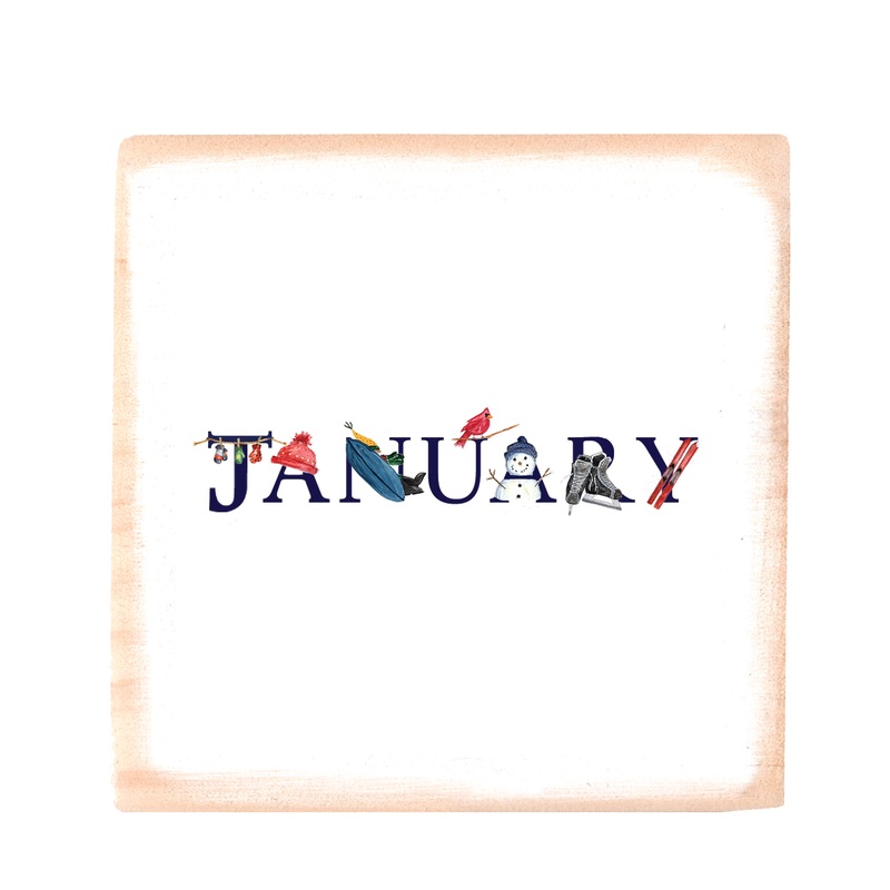 january wood block