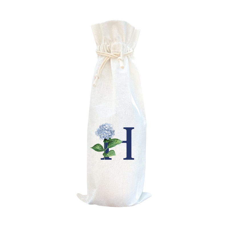 nautical alphabet – H wine bag