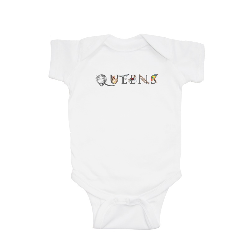 queens baby snap up short sleeve