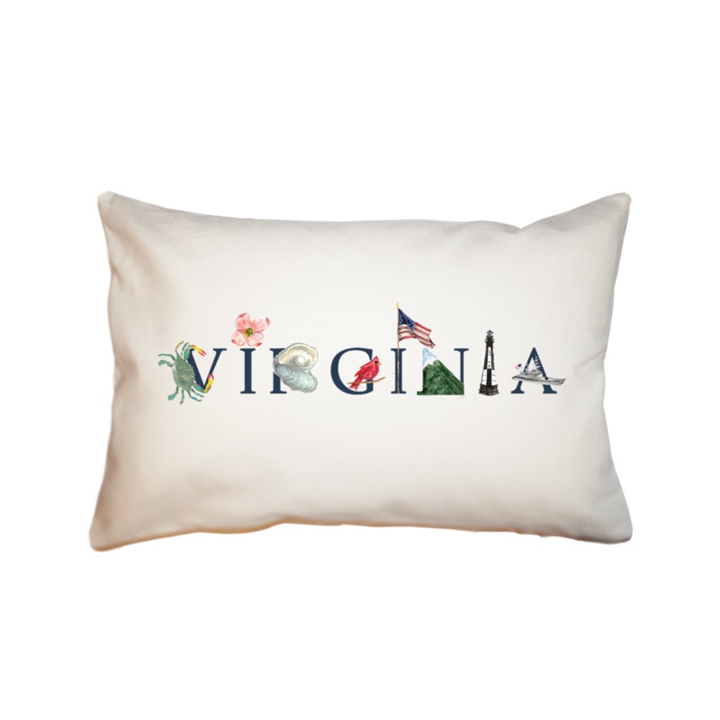 Virginia large rectangle pillow
