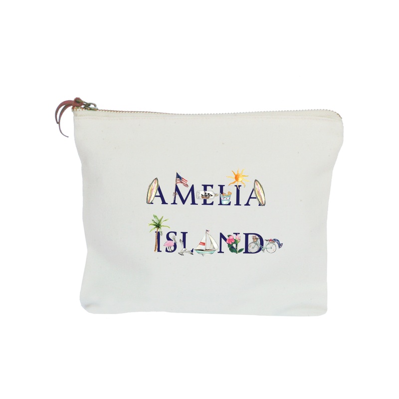 amelia island zipper pouch