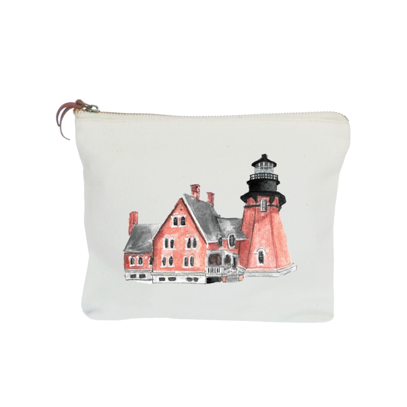 southeast light block island zipper pouch