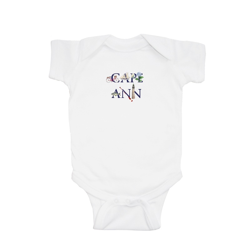cape ann baby snap up short sleeve