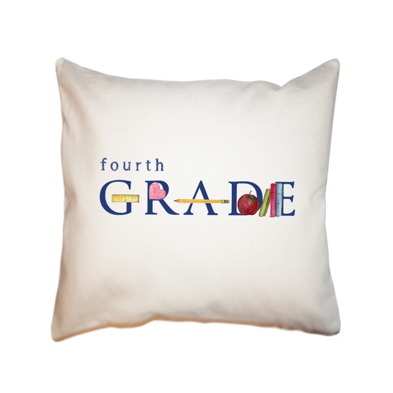 fourth grade square pillow