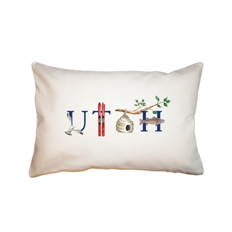 Utah large rectangle pillow