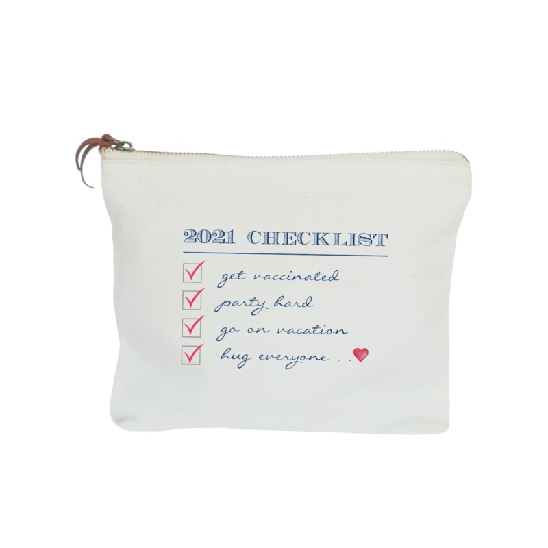 vaccine checklist zipper pouch