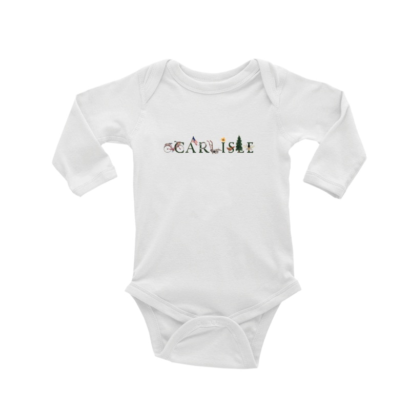 Carlisle baby snap up long sleeve