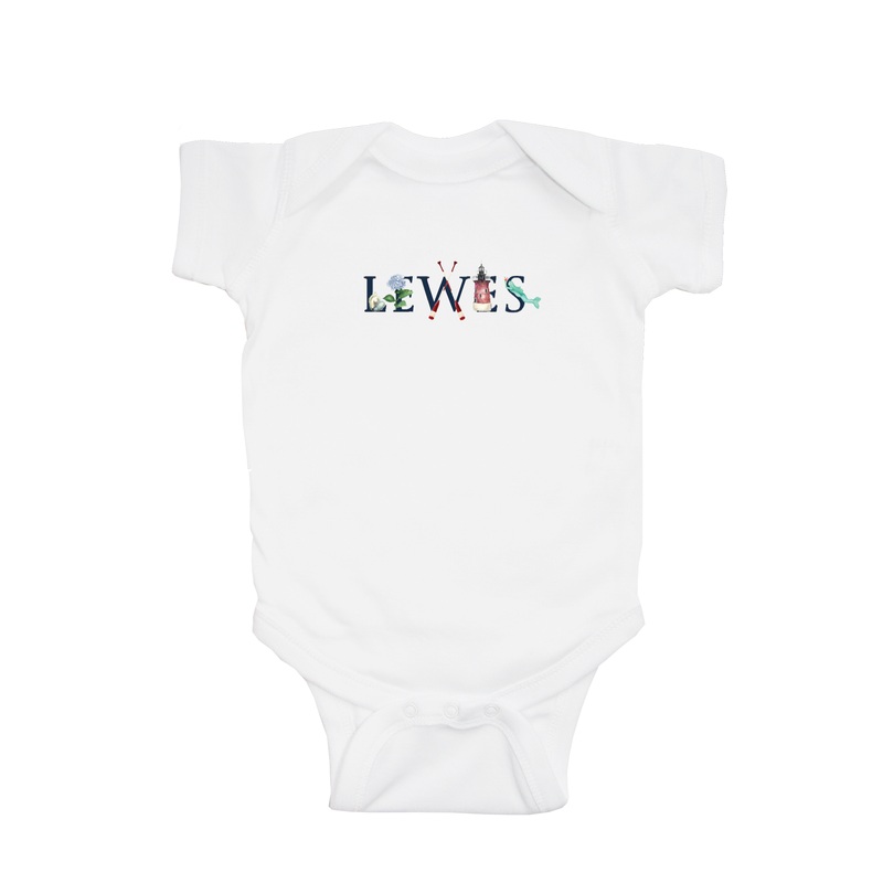 lewes baby snap up short sleeve