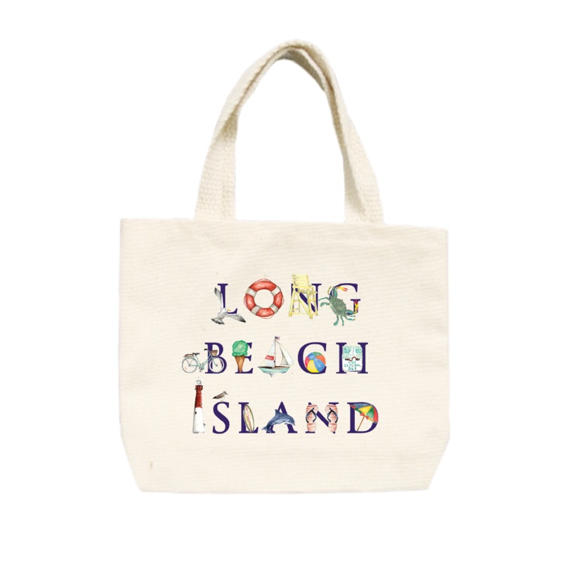 long beach island (new) small tote