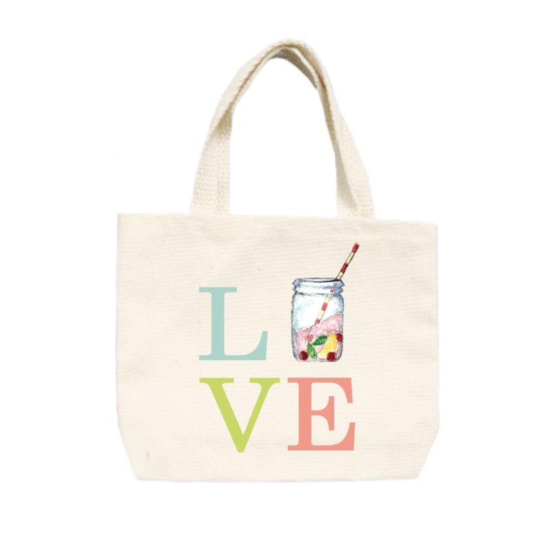 love lemonade small tote