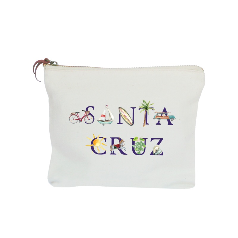 santa cruz zipper pouch