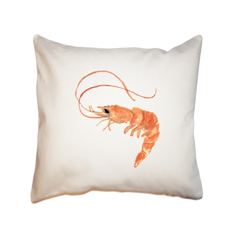 shrimp square pillow
