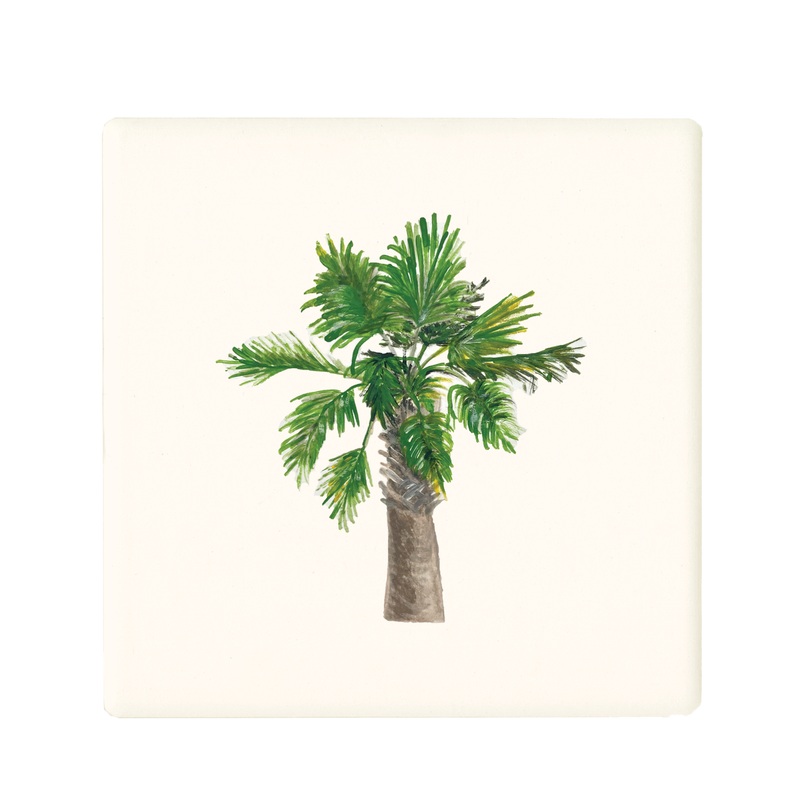 palmetto palm tree coaster